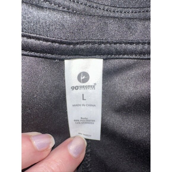 90 Degree By Reflex Womens Black Camo Tank Top L - Picture 4 of 8